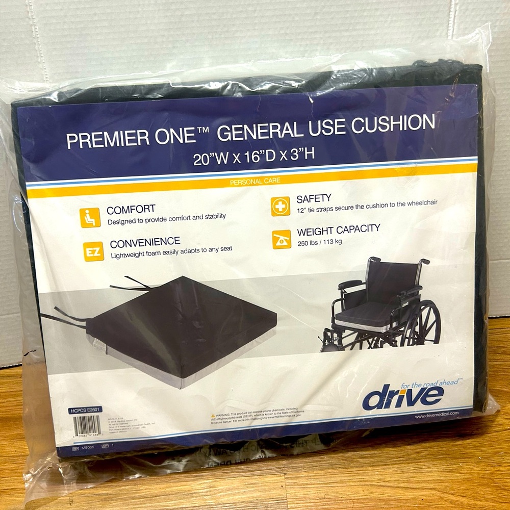 Premier One™ General Use Cushion - 20" W x 16" D x 3" H for Wheelchairs